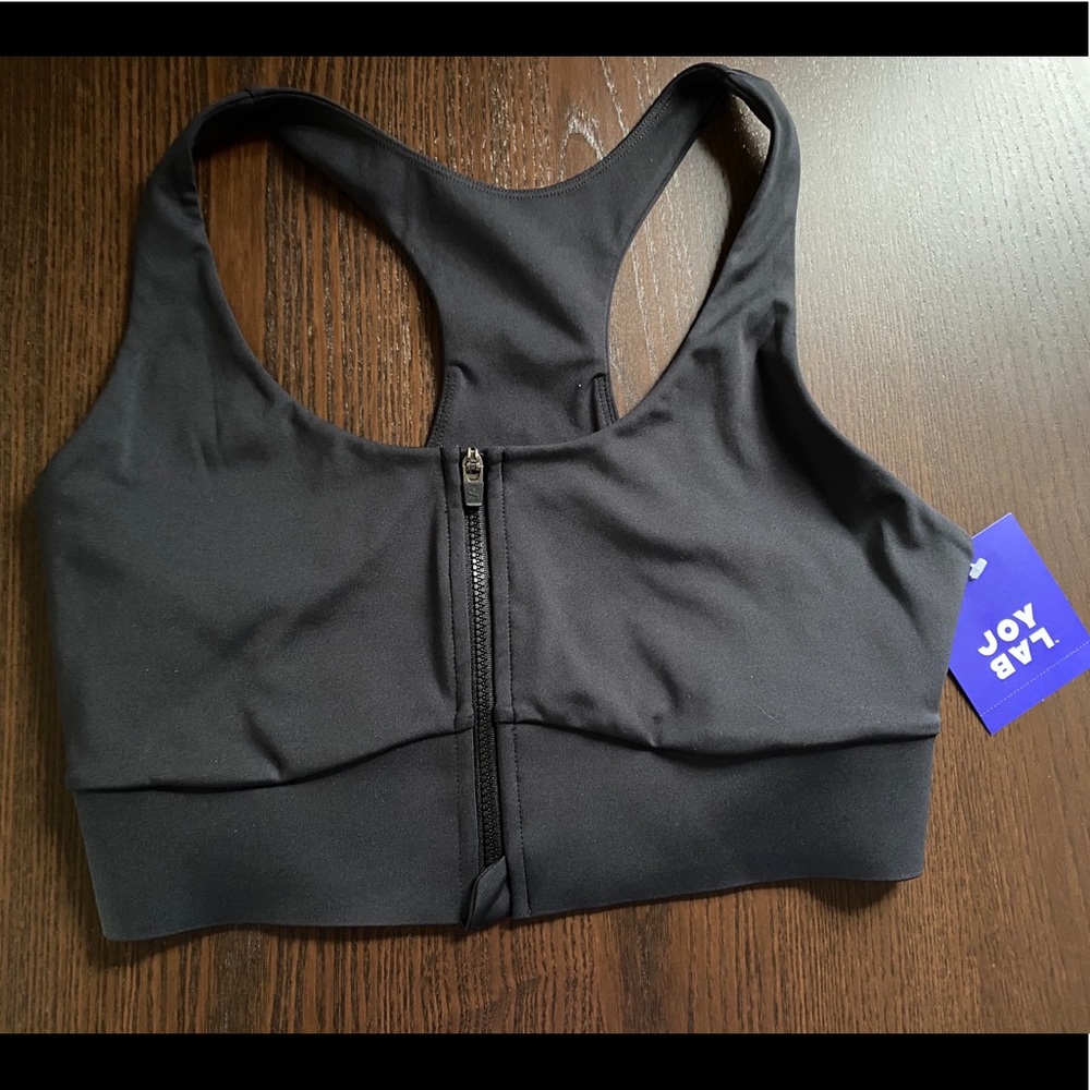 Full Zip Sports Bra